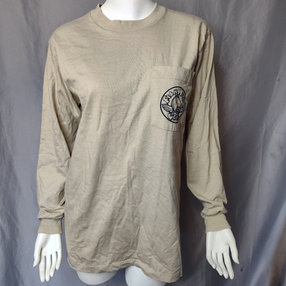 Fish Head Gear Norfolk Virginia USA small tan long sleeve shirt Chris Covey